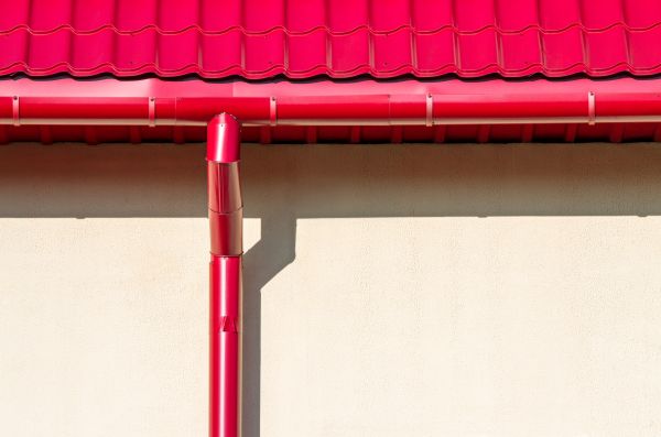 Barn Downspout Installation in Fairborn
