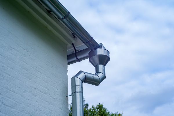 Metal Downspout Replacement in Fairborn