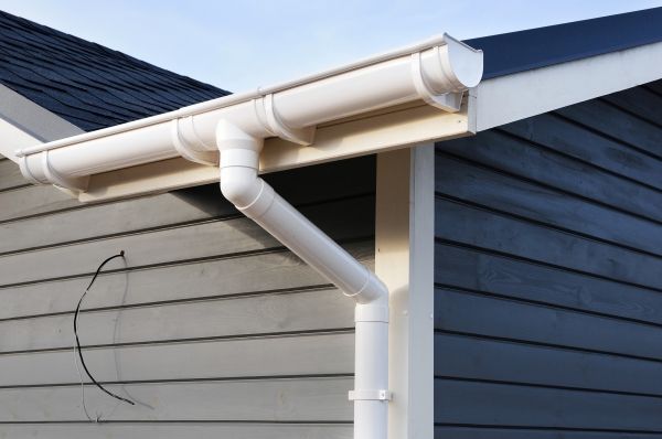 PVC Rain Gutter Installation in Fairborn