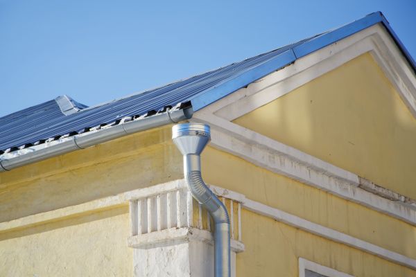 Steel Downspout Installation in Fairborn