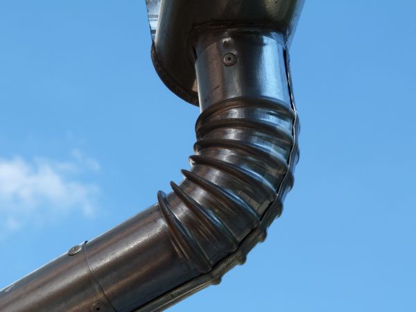 Metal Downspout Installation in Fairborn